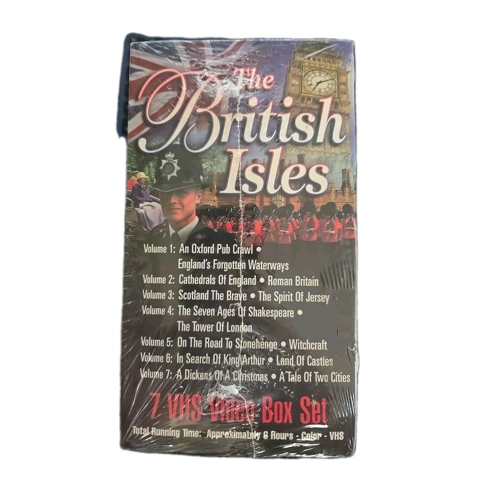 1998 VHS Movie Tape Set The British Isles 7 Video Box Set Sealed - Picture 2 of 5